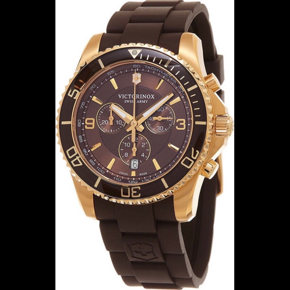 Victorinox Swiss Army Men’s Maverick Chrono Brown